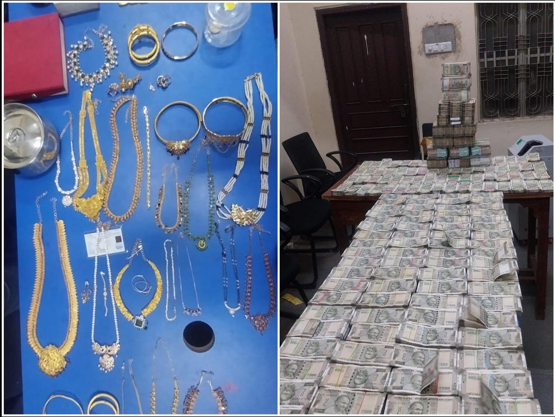 Đột kích tư gia viên chức khảo sát đất đai, tịch thu 40 tỷ đồng tiền mặt chất như tháp, 2 kg vàng, kim cương và 12 miếng vàng ròng nguồn gốc bất minh - Ảnh 1