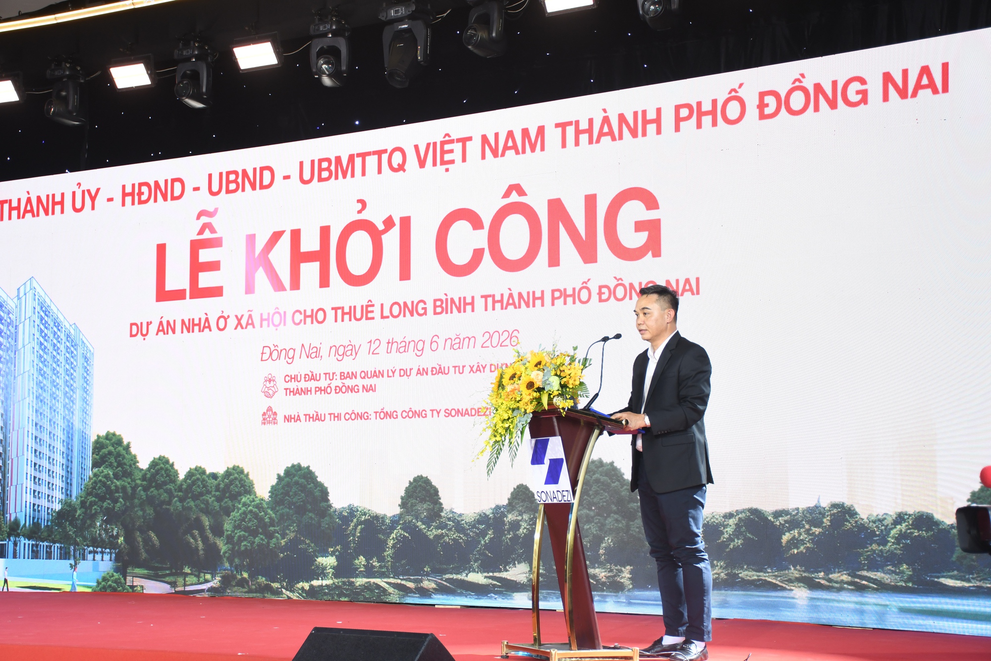 Khởi công xây dựng 1.000 căn hộ cho thuê đầu tiên ở TP Đồng Nai - Ảnh 3