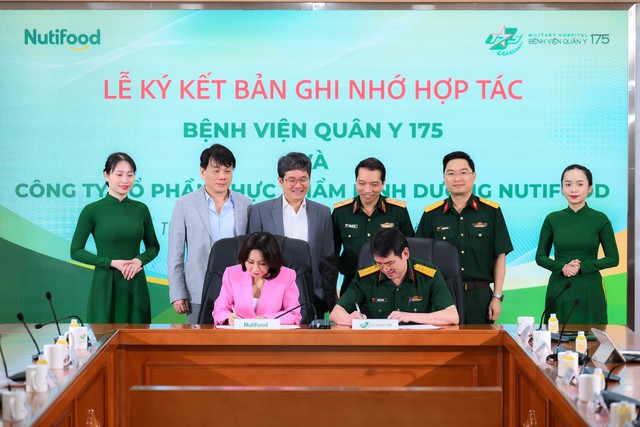 Nutifood và Bệnh viện Quân Y 175 hợp tác phát triển các giải pháp dinh dưỡng - Ảnh 1