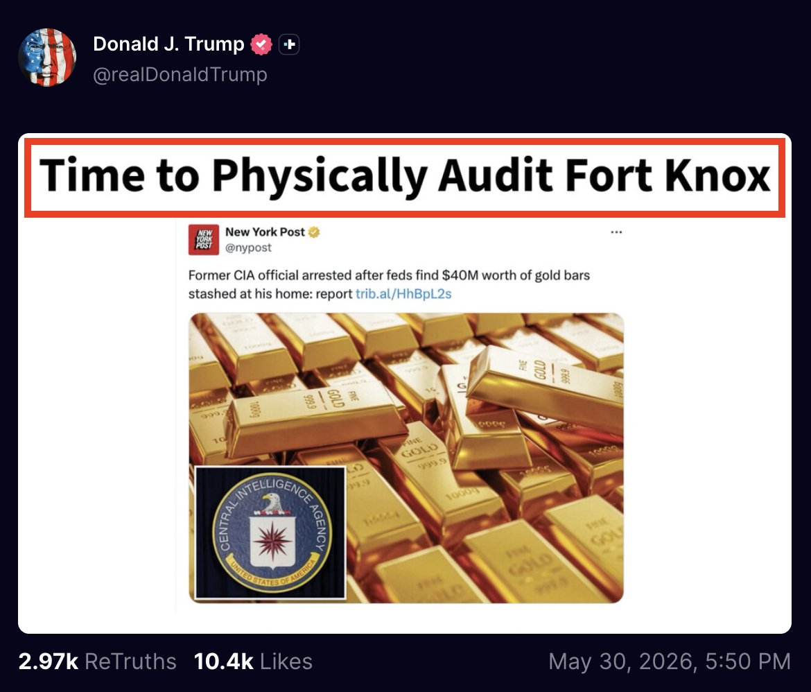 Nghi bị thất thoát hơn 300 thỏi vàng, Tổng thống Donald Trump lập tức yêu cầu kiểm tra kho vàng lớn nhất nước Mỹ - Ảnh 2