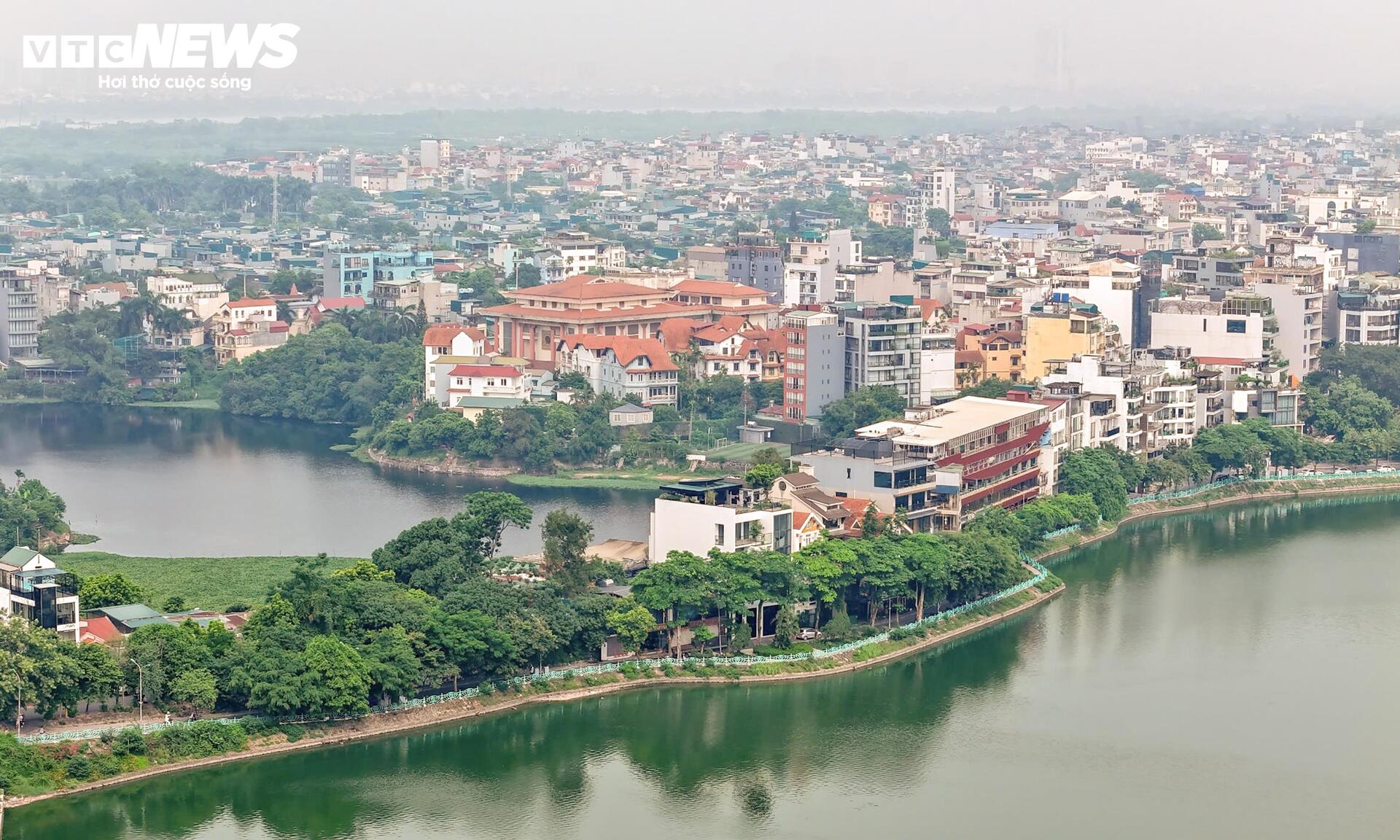 Nhìn từ trên cao những đoạn đường ven Hồ Tây sắp được mở rộng - Ảnh 10