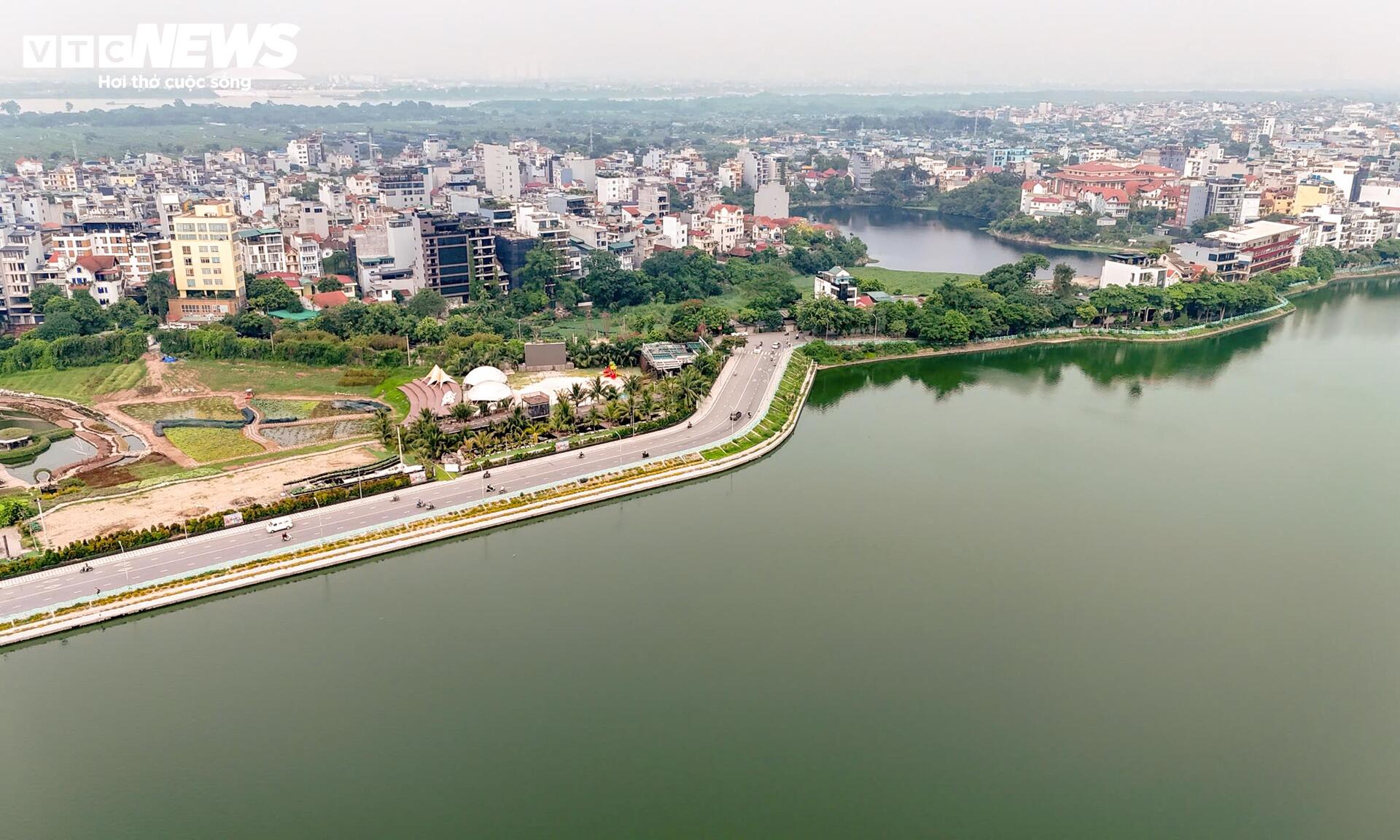 Nhìn từ trên cao những đoạn đường ven Hồ Tây sắp được mở rộng - Ảnh 13