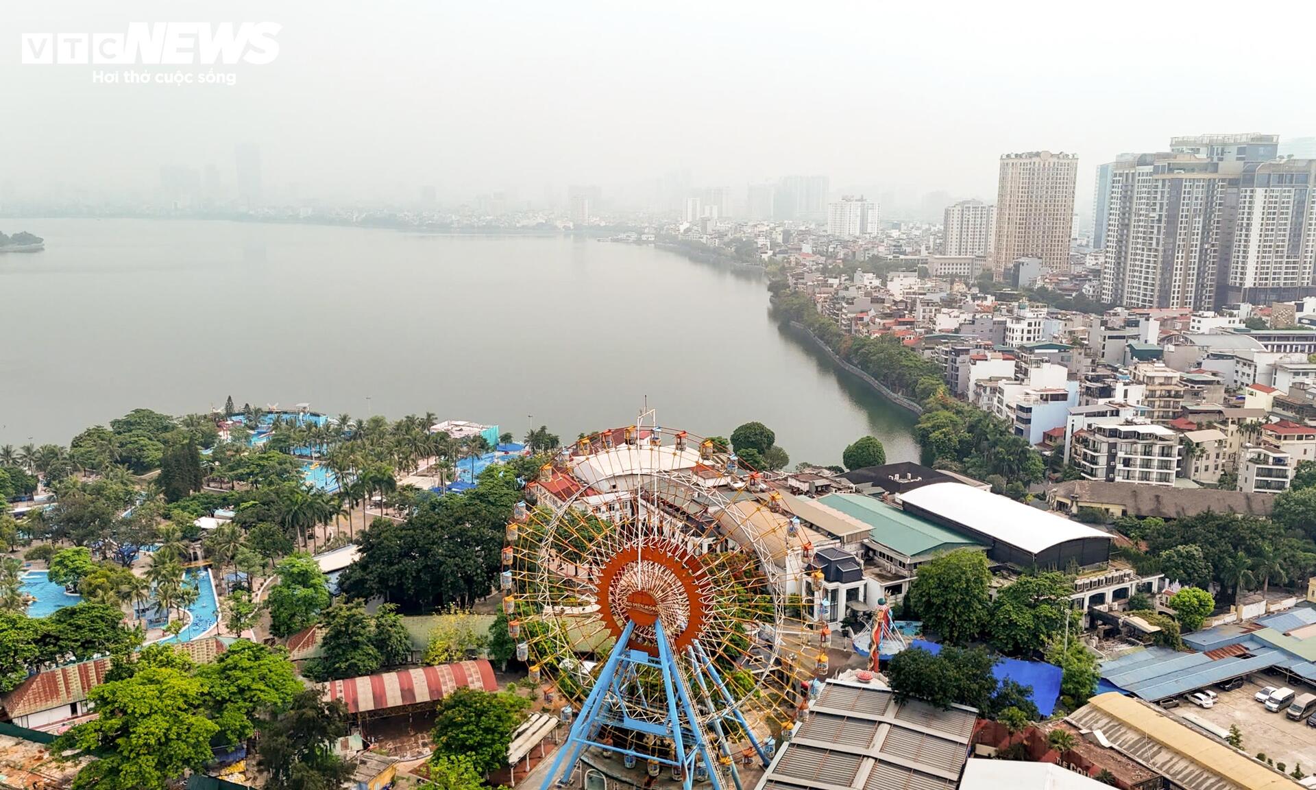Nhìn từ trên cao những đoạn đường ven Hồ Tây sắp được mở rộng - Ảnh 1