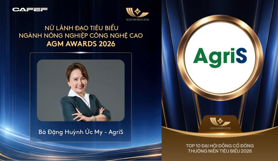 AgriS ghi dấu tại AGM Awards 2026: Quản trị tốt là nền tảng của tăng trưởng bền vững - Ảnh 1