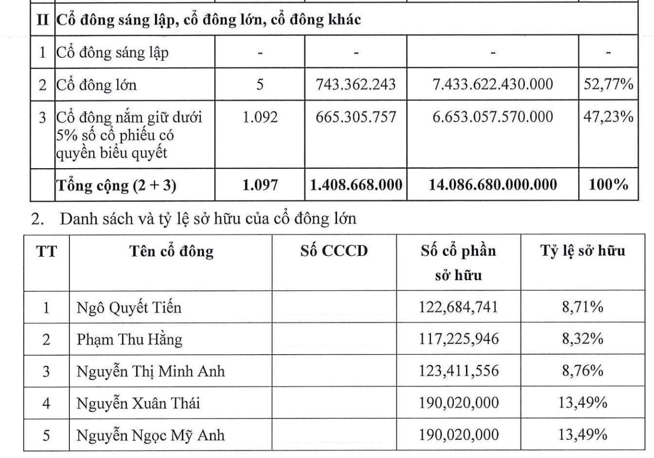 Lộ diện khối tài sản trị giá gần 12.000 tỷ do con trai và con gái ông Nguyễn Đức Thụy nắm giữ tại một công ty sắp lên sàn - Ảnh 1