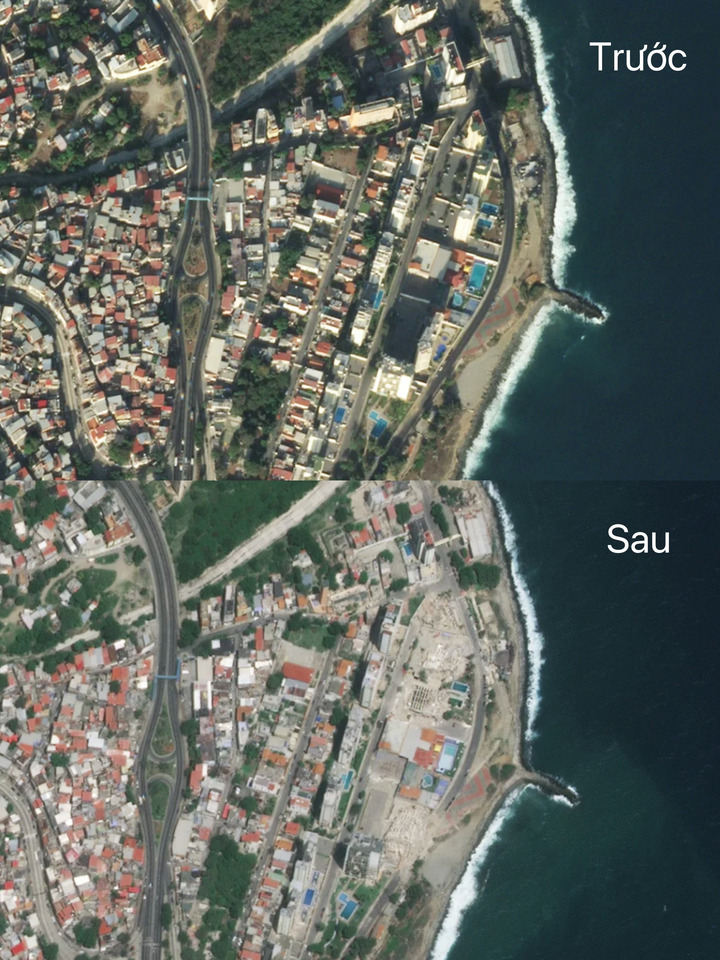 Ảnh vệ tinh cho thấy mức độ tàn phá nặng nề do động đất ở Macuto, Venezuela - Ảnh 1