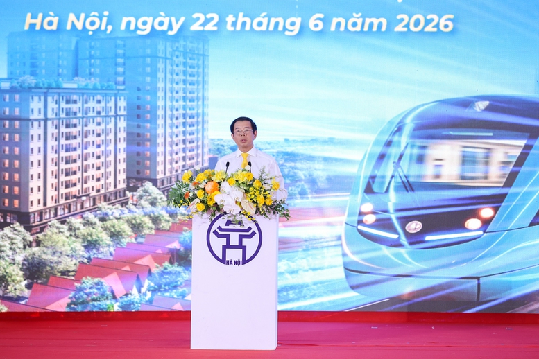 Thủ tướng dự lễ khởi công 5 tuyến đường sắt, 3 dự án nhà ở cho thuê tại Hà Nội với tổng vốn hơn 1,3 triệu tỷ đồng - Ảnh 8
