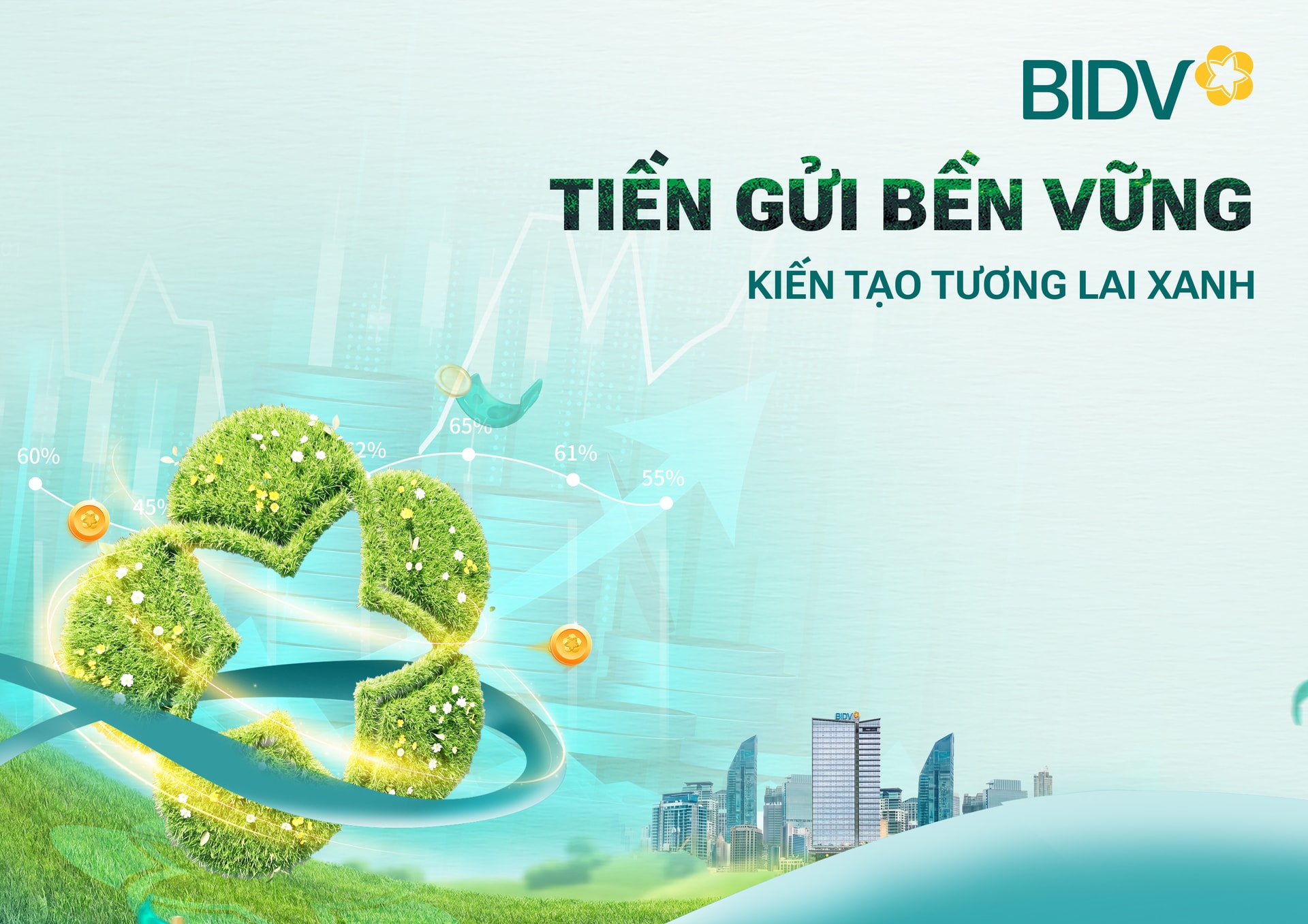 Giá trị vượt trội từ sản phẩm "Tiền gửi bền vững" của BIDV - Ảnh 1