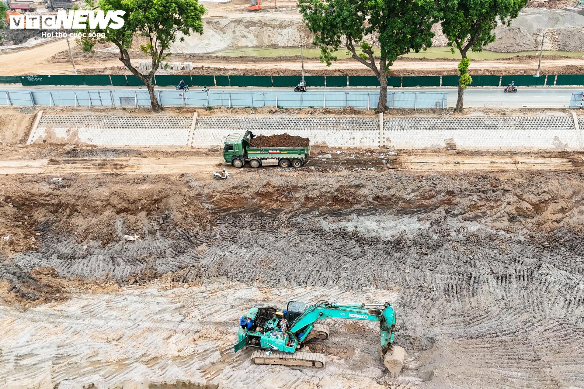 Loạt hồ điều hòa ở Hà Nội dần lộ diện trước mùa mưa - Ảnh 7