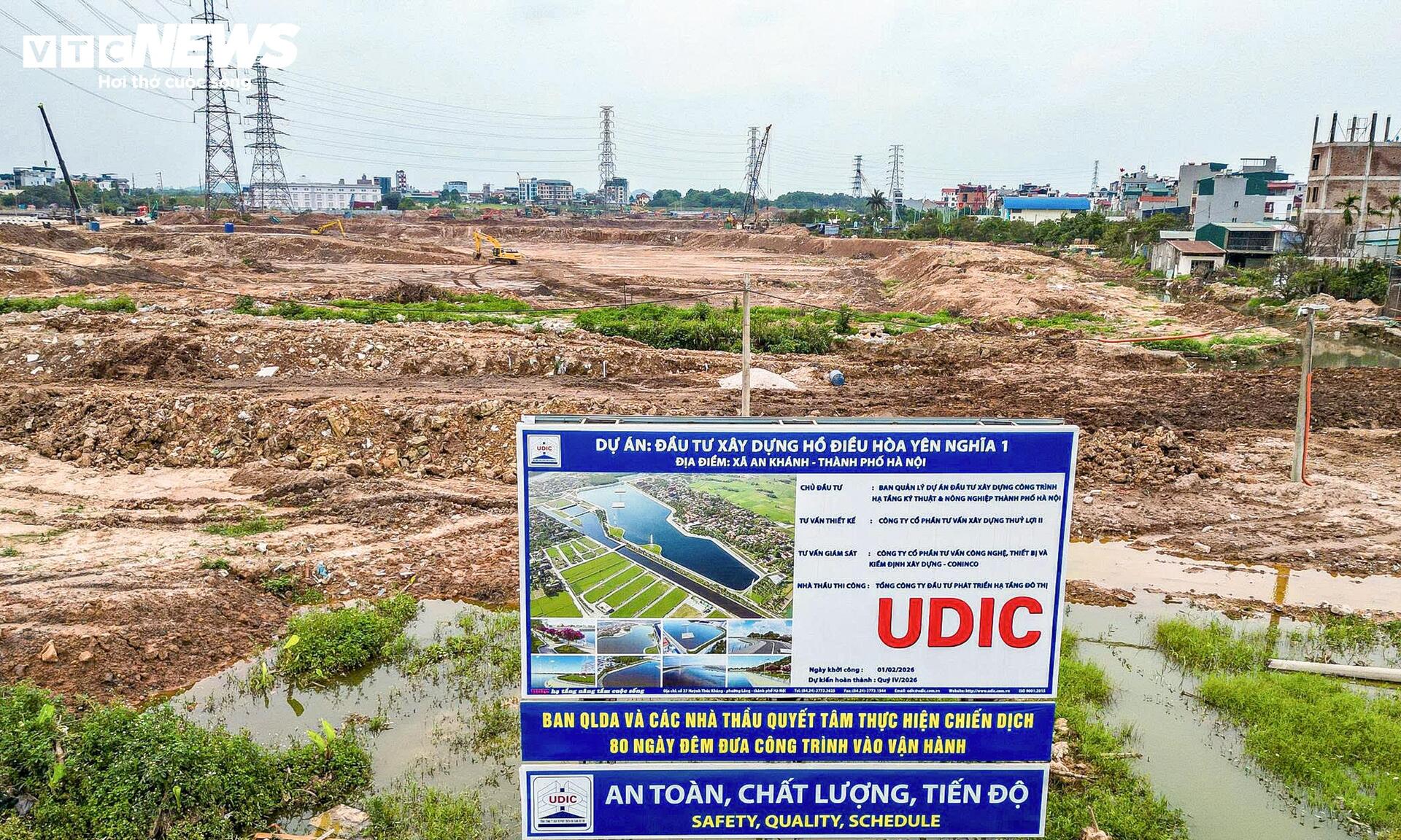 Loạt hồ điều hòa ở Hà Nội dần lộ diện trước mùa mưa - Ảnh 12