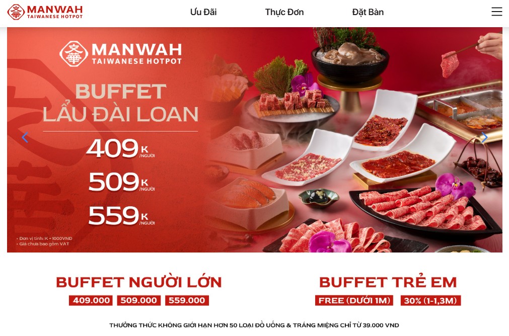 Sau chỉ nửa năm, giá buffet Manwah tăng đến 50.000 đồng, một bữa ăn nay có thể gần 700.000 đồng/người, bắt đầu rời khỏi phân khúc "điểm hẹn yêu thương"? - Ảnh 2