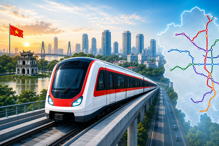Vinhomes - VinSpeed đảm nhận EPC 5 tuyến metro: Bước ngoặt cho hạ tầng Hà Nội