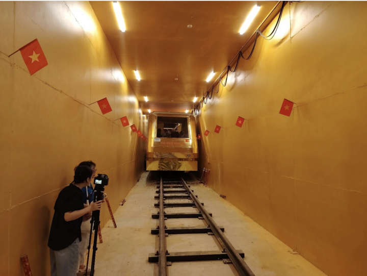 Hoàn thiện hầm metro thử nghiệm dài 70m chỉ trong 2 tuần - Ảnh 1