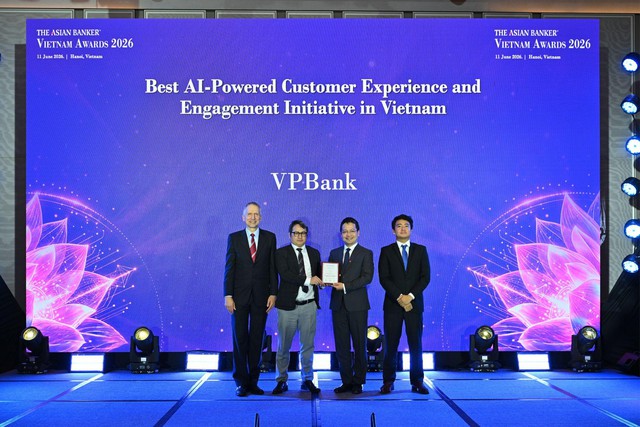 VPBank ghi dấu tại The Asian Banker với ba giải thưởng về số hóa, AI và phát triển bền vững - Ảnh 1