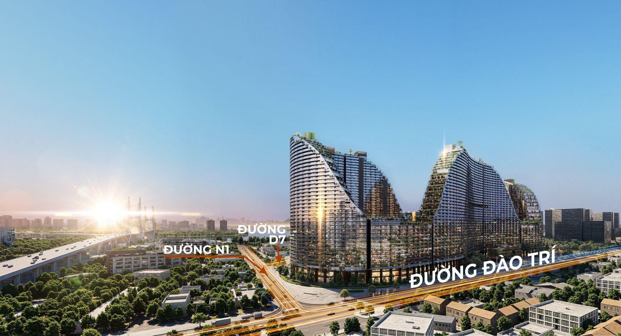 Khởi công đường N1 và D7 bao quanh Noble Crystal Riverside: Gỡ nút thắt hạ tầng quan trọng tại Đào Trí - Phú Thuận - Ảnh 1