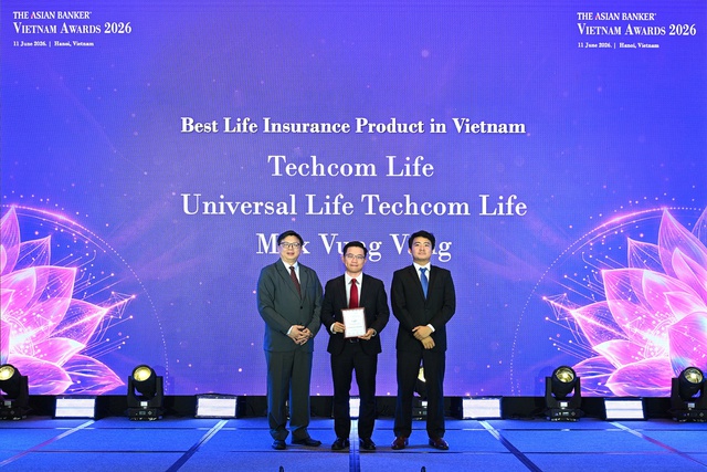 Techcombank và Techcom Life ghi dấu ấn đậm nét tại đấu trường châu lục với 3 giải thưởng từ The Asian Banker 2026 - Ảnh 1