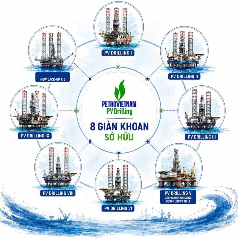 Ông lớn dầu khí Việt Nam sắp đón 'tân binh' vào cuối năm nay, bổ sung bộ sưu tập 8 giàn khoan ngoài khơi - Ảnh 1