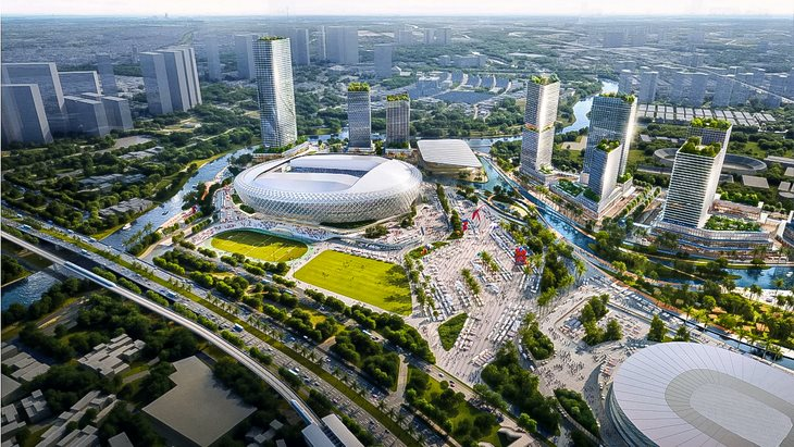 Tin vui: Siêu dự án 145.000 tỷ với sân vận động 70.000 chỗ của Sun Group tại thành phố giàu nhất Việt Nam sẽ được bàn giao mặt bằng vào tháng 10 tới - Ảnh 1