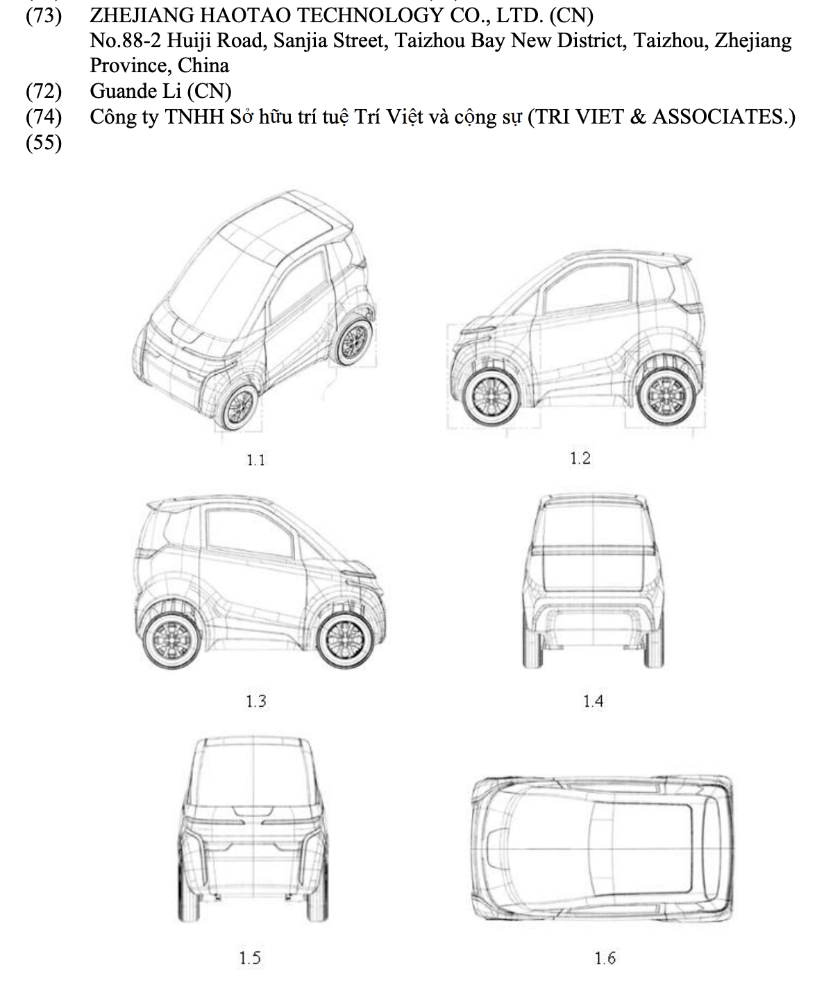Bản sao ô tô 148 triệu đồng của Việt Nam được đăng ký bởi công ty Trung Quốc: Thiết kế y hệt, 2 chỗ, pin tháo rời như xe máy - Ảnh 1