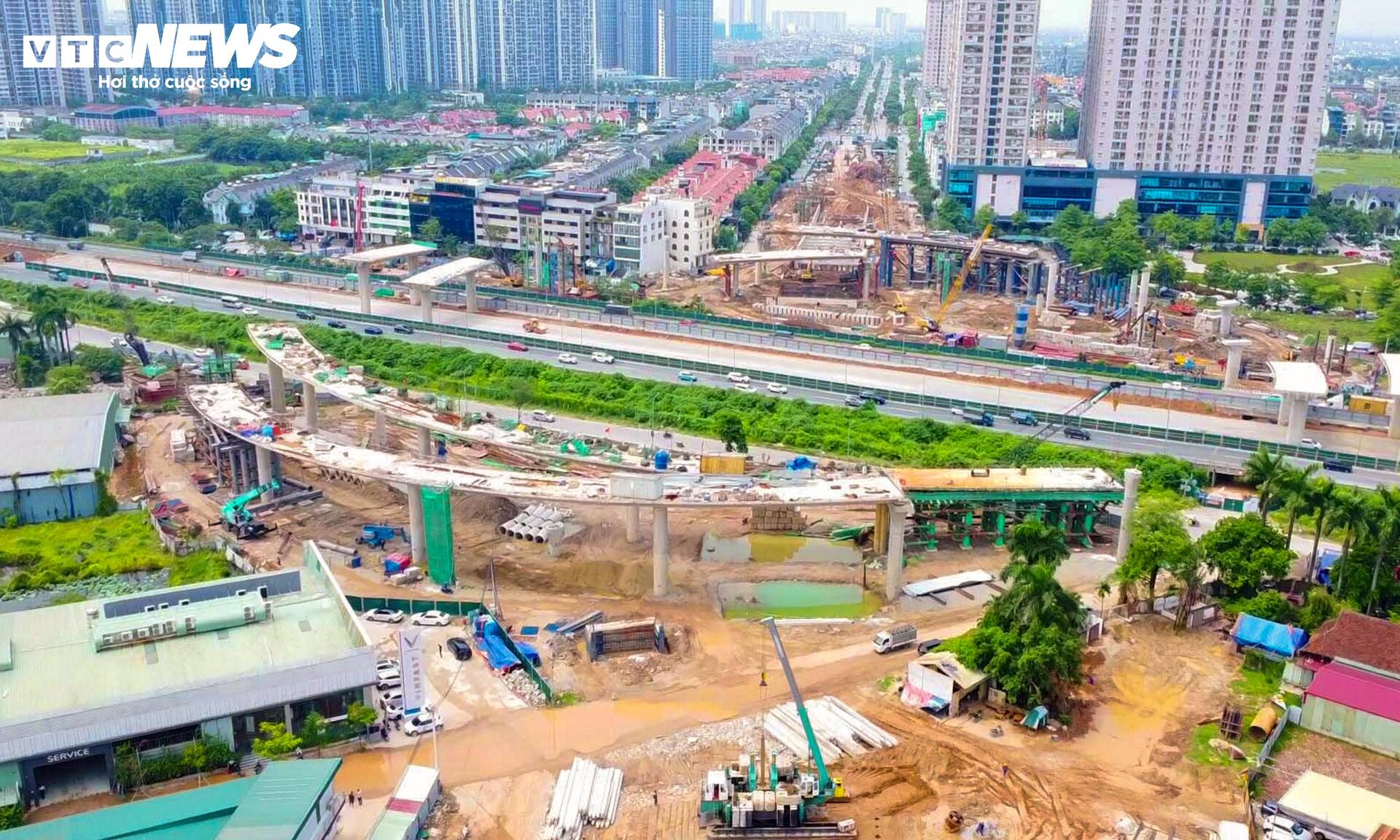 Siêu nút giao gần 2.400 tỷ đồng dần lộ diện ở phía Tây Hà Nội - Ảnh 2