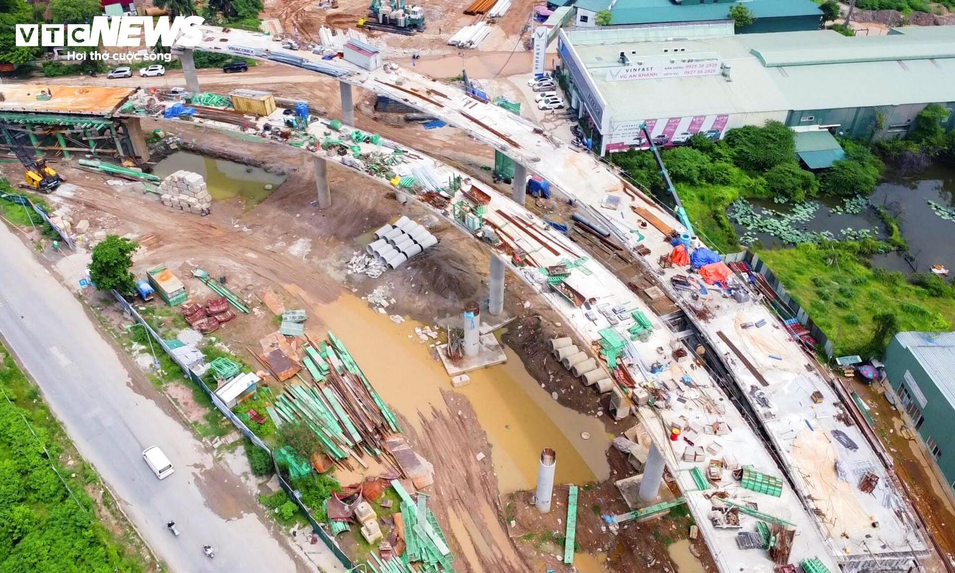 Siêu nút giao gần 2.400 tỷ đồng dần lộ diện ở phía Tây Hà Nội - Ảnh 9