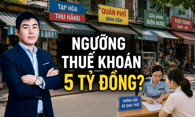 Đề xuất doanh thu dưới 5 tỷ đồng nộp thuế khoán: Chuyên gia nói gì? - Ảnh 1