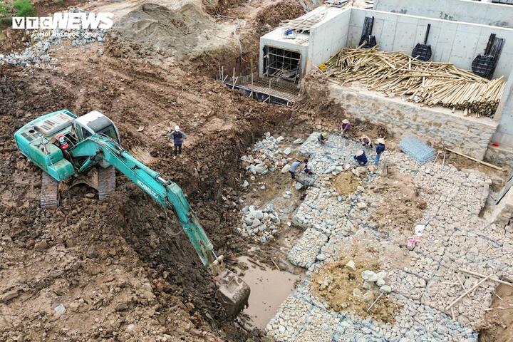 Hà Nội nâng cấp 3 trạm bơm, 'giải cứu' điểm nóng phía Tây khỏi cảnh mưa là ngập - Ảnh 14