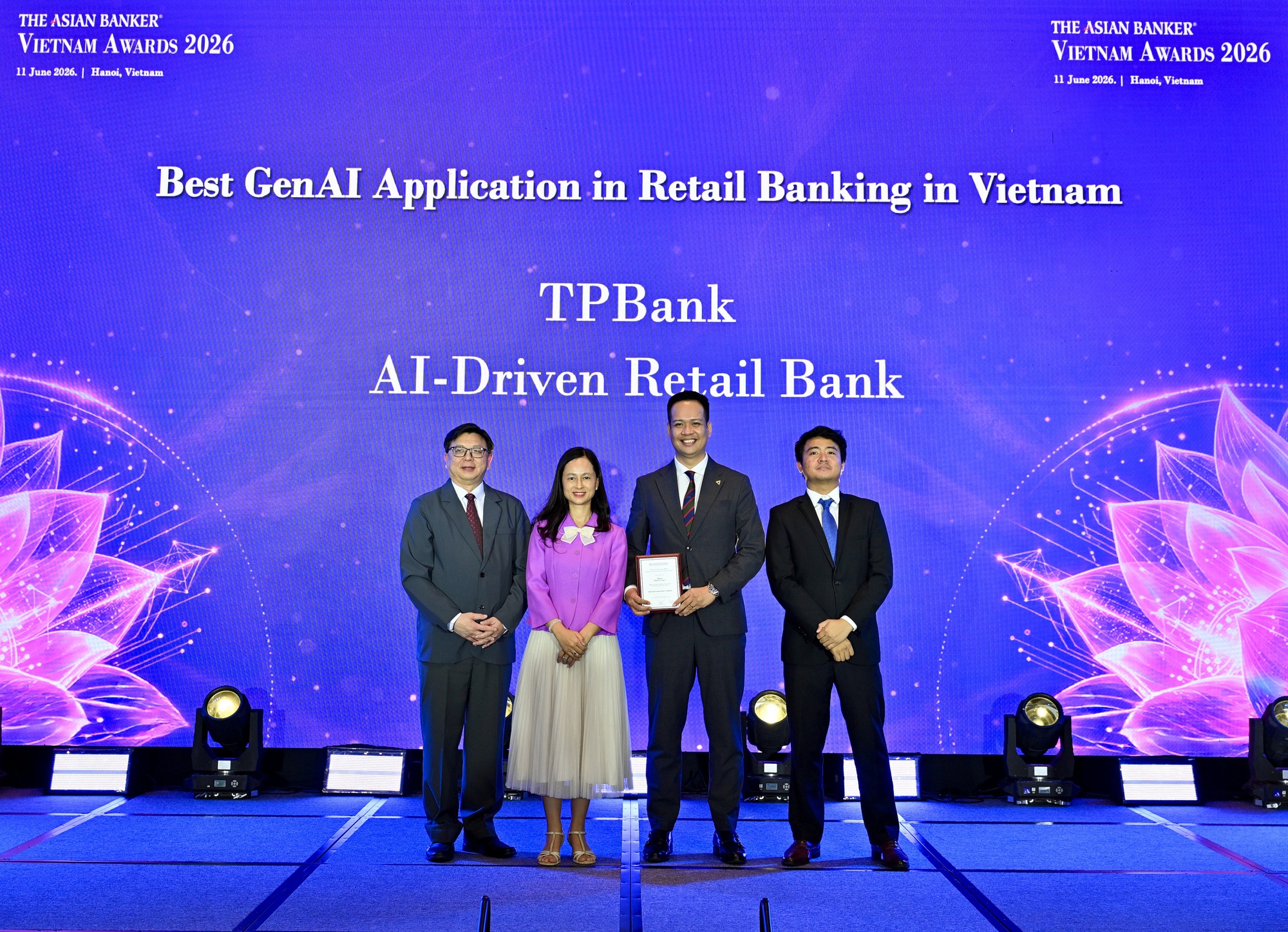 Lập hattrick tại The Asian Banker 2026: Dấu ấn công nghệ của TPBank trong dòng chảy kinh tế số - Ảnh 1