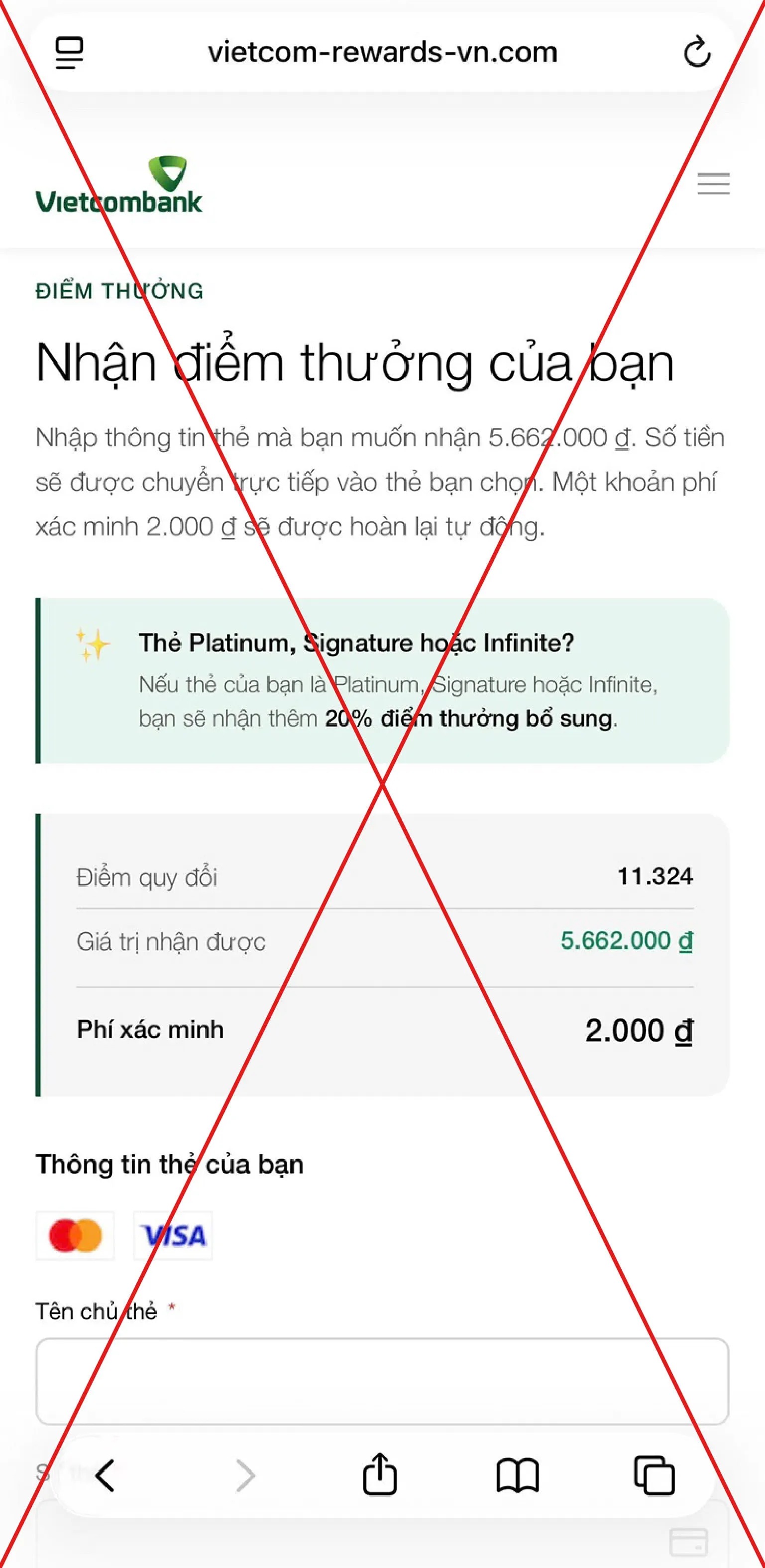 Vietcombank cảnh báo khẩn về tin nhắn gửi tới khách hàng - Ảnh 2