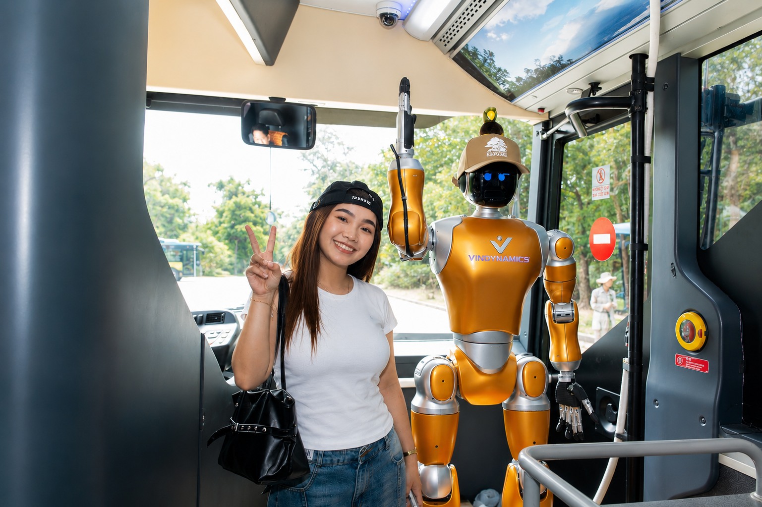 Bắt gặp robot triệu đô của tỷ phú Phạm Nhật Vượng thử việc tại Phú Quốc - Ảnh 2