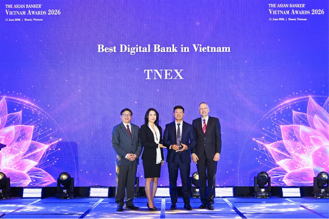 TNEX đạt giải thưởng Ngân hàng số tốt nhất* Việt Nam 2026 nhờ nền tảng ưu việt - Ảnh 1