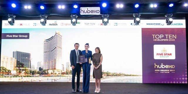 Five Star Group được vinh danh Top 10 Nhà phát triển Bất động sản 2026 - Ảnh 1