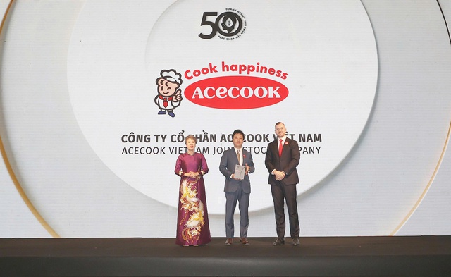 Acecook Việt Nam tiếp tục được vinh danh trong Top 50 Doanh nghiệp Phát triển bền vững 2026 - Ảnh 1
