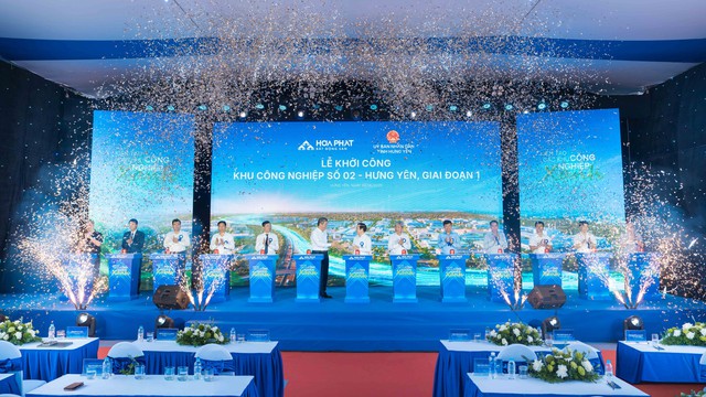Hòa Phát khởi công khu công nghiệp hỗ trợ 2.823 tỉ đồng - Ảnh 1