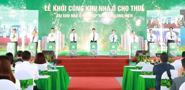 Khởi công dự án Him Lam Long Biên: Tiền đề phát triển nhà ở cho thuê - Ảnh 1