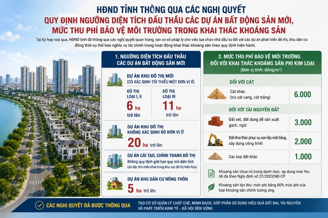 Cà Mau quy định ngưỡng diện tích đấu thầu các dự án bất động sản mới - Ảnh 1