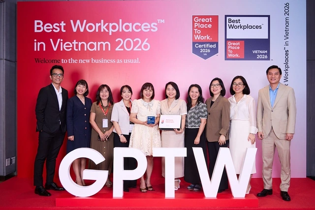 Amway Việt Nam liên tiếp đứng top Nơi làm việc xuất sắc hàng đầu Việt Nam 2026 - Ảnh 1