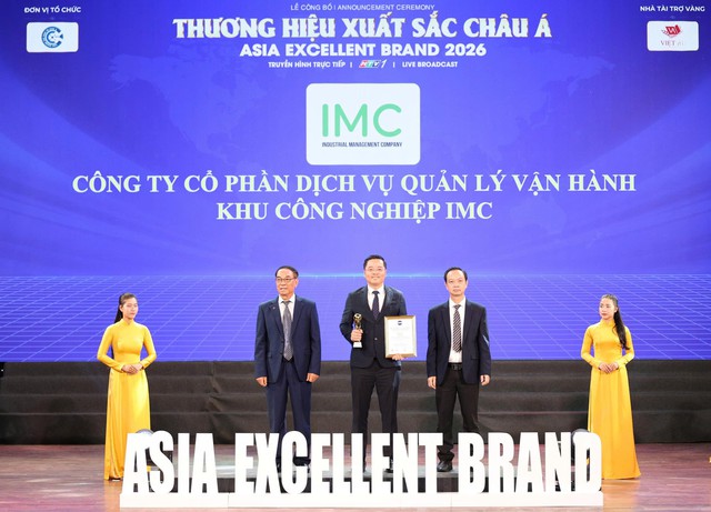 IMC lọt Top 10 Thương hiệu xuất sắc châu Á 2026 - Ảnh 1