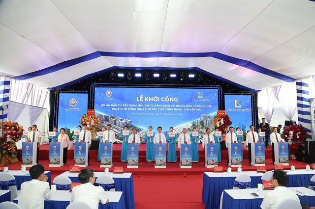 Hải Phòng khởi công khu nhà lưu trú hơn 1.100 tỉ đồng - Ảnh 1