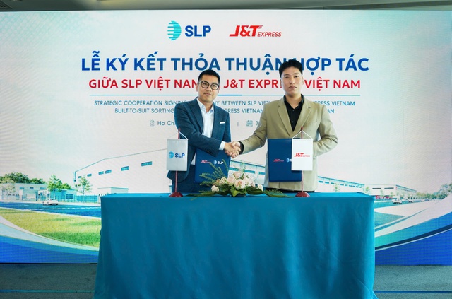 J&T Express Việt Nam và SLP Việt Nam hợp tác phát triển trung tâm logistics - Ảnh 1