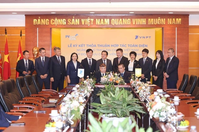 PVcomBank và VNPT hợp tác chiến lược, kết nối sức mạnh tài chính và công nghệ số - Ảnh 1