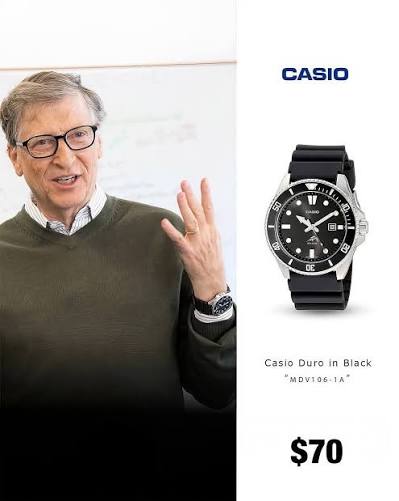 Chiếc đồng hồ "rẻ bèo" của Bill Gates