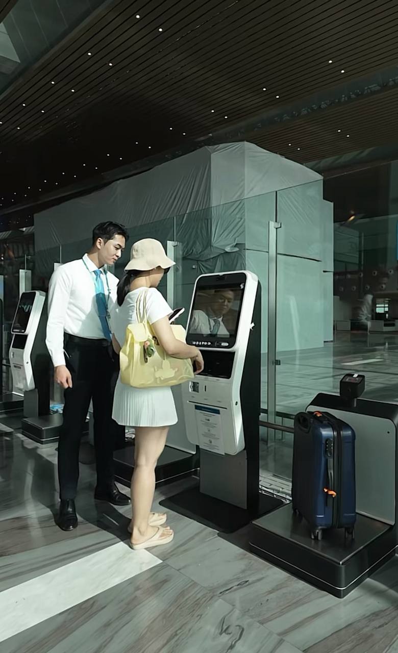 Từ nay, khách bay Vietnam Airlines tại Tân Sơn Nhất được tự check-in, ký gửi hành lý - Ảnh 1