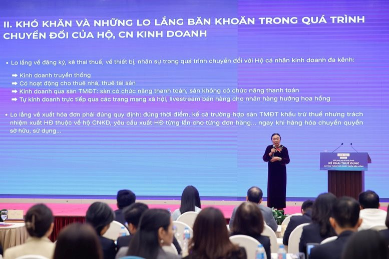 Có hộ kinh doanh nói thẳng doanh thu thực tế 80 tỷ đồng nhưng đang khai thuế 3 tỷ đồng, giờ muốn khai đúng lên 100 tỷ đồng nhưng lại sợ bị truy thu các năm trước: Chủ tịch Hội Tư vấn Thuế nêu đề xuất - Ảnh 1