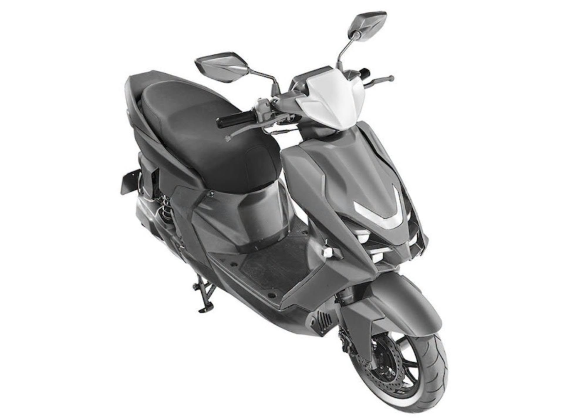 Rò rỉ xe tay ga điện hoàn toàn mới của Yamaha quyết tâm đe dọa Honda CUV e: nhờ thiết kế cực ngầu và công nghệ đổi pin - Ảnh 1