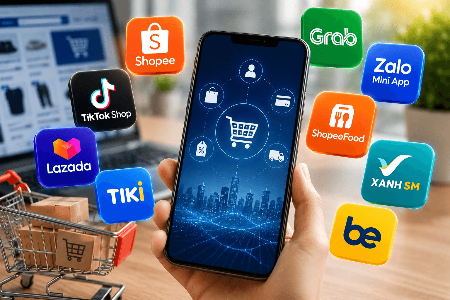 Shopee, Grab, Zalo... và loạt doanh nghiệp được Bộ Công Thương gọi tên - Ảnh 1