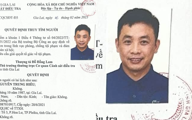 Ai thấy cựu nhân viên ngân hàng Nguyễn Trung Hiếu SN 1987, trình báo ngay cho công an - Ảnh 1