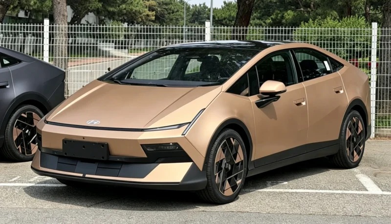 Hyundai Ioniq V lộ thiết kế không giống ai, đi hơn 600km/sạc, có bản không lo phải tấp vào trạm sạc - Ảnh 1
