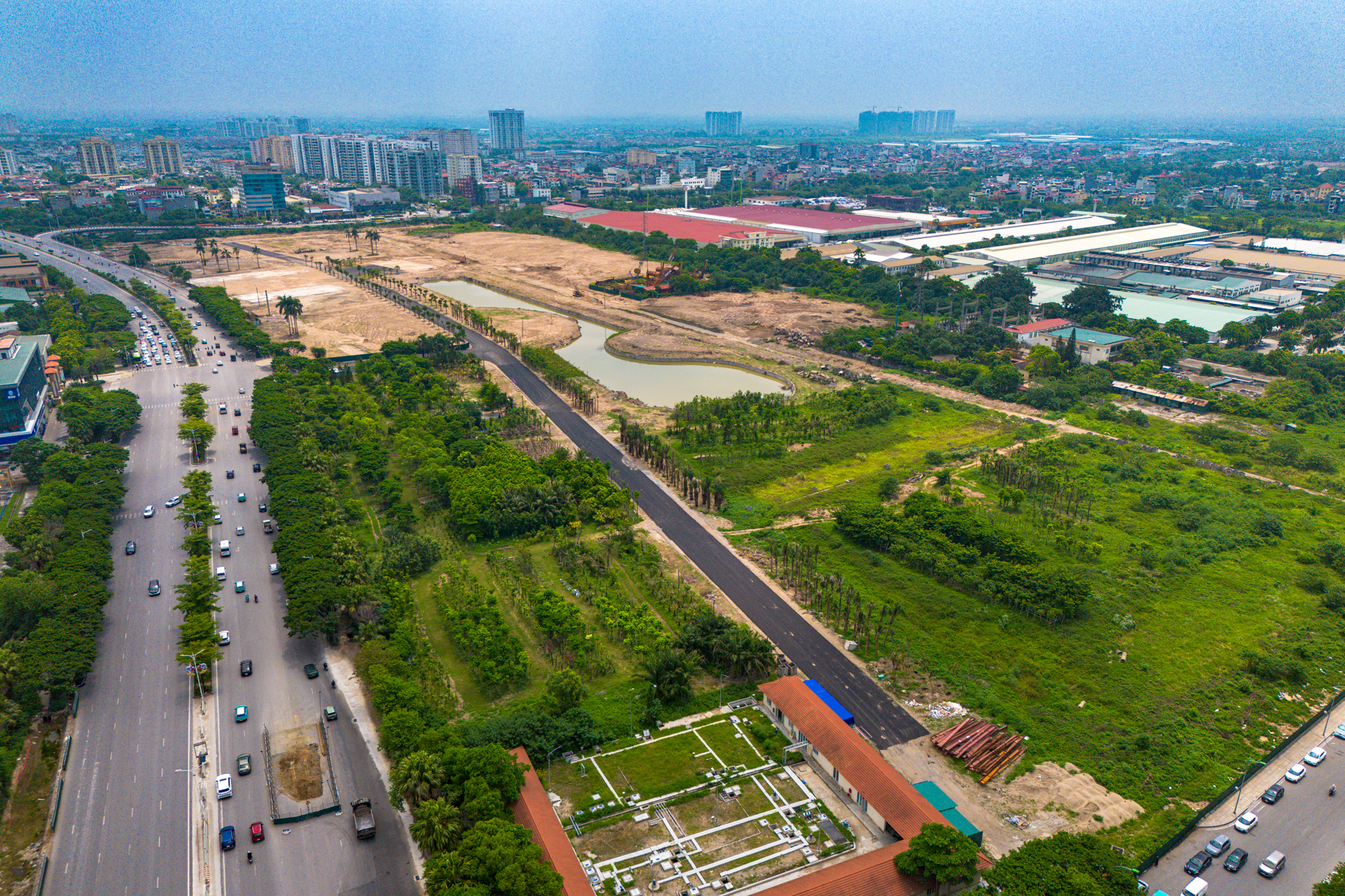 Toàn cảnh khu đất rộng 25 ha sắp trở thành dự án nhà ở cho thuê lớn bậc nhất Hà Nội: Sát vách Aeon Mall, cách trung tâm chỉ một cây cầu - Ảnh 1