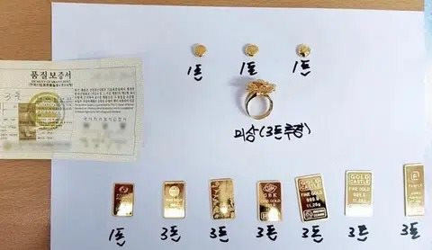 Phát hiện nhiều thỏi vàng, tiền vàng trị giá hơn 330 triệu đồng trong nồi cơm điện - Ảnh 1
